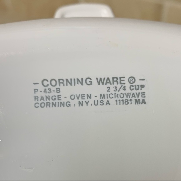 Wildflower CorningWare Baking Dish P-43-B 2 3/4 cup - Picture 9 of 14